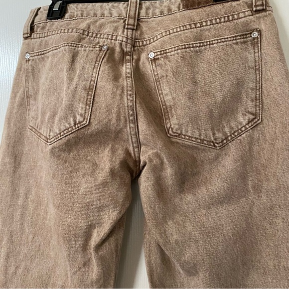 Grace in LA Tan Brown Floral Embroidered Flare Jeans Size 27” - Picture 12 of 15